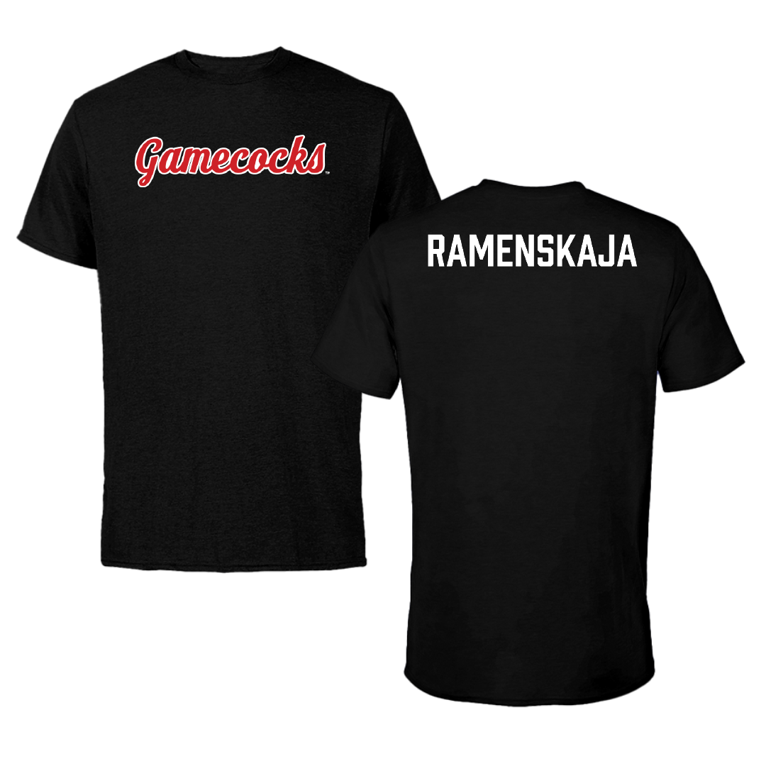 Jacksonville State University Tennis Black Performance Tee - Polina Ramenskaja