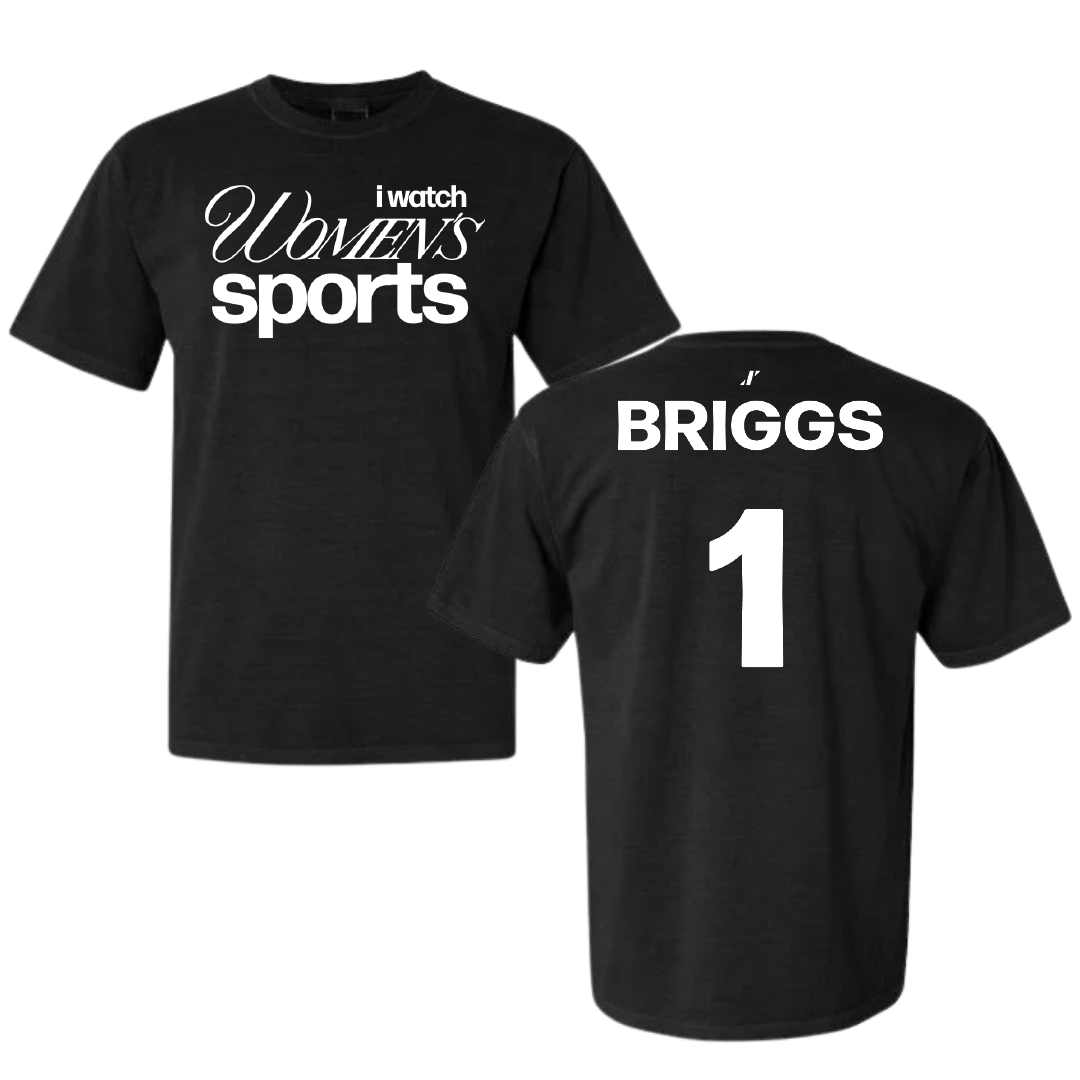 Jackson State University Volleyball Black WHM Comfort Colors Tee - #1 Hope Briggs