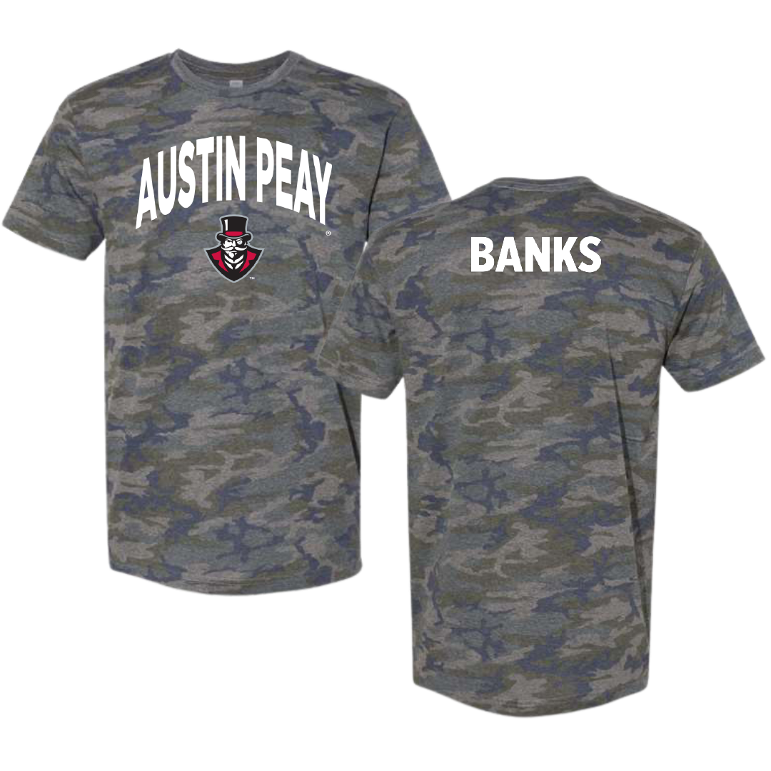 Austin Peay State University TF and XC Vintage Camo Tee - Isis Banks