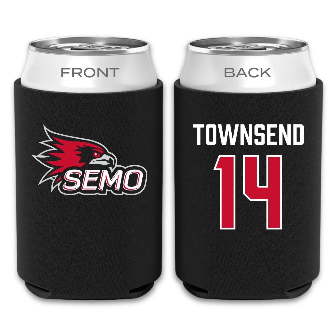 Southeast Missouri State University Football Black Can Cooler - #14 Amare Townsend