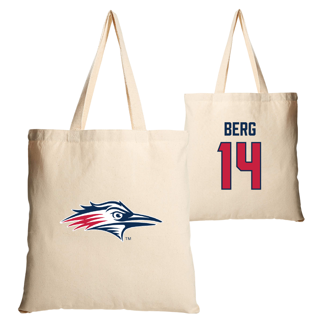 Metropolitan State University of Denver Softball Tan Canvas Tote Bag - #14 Miki Berg