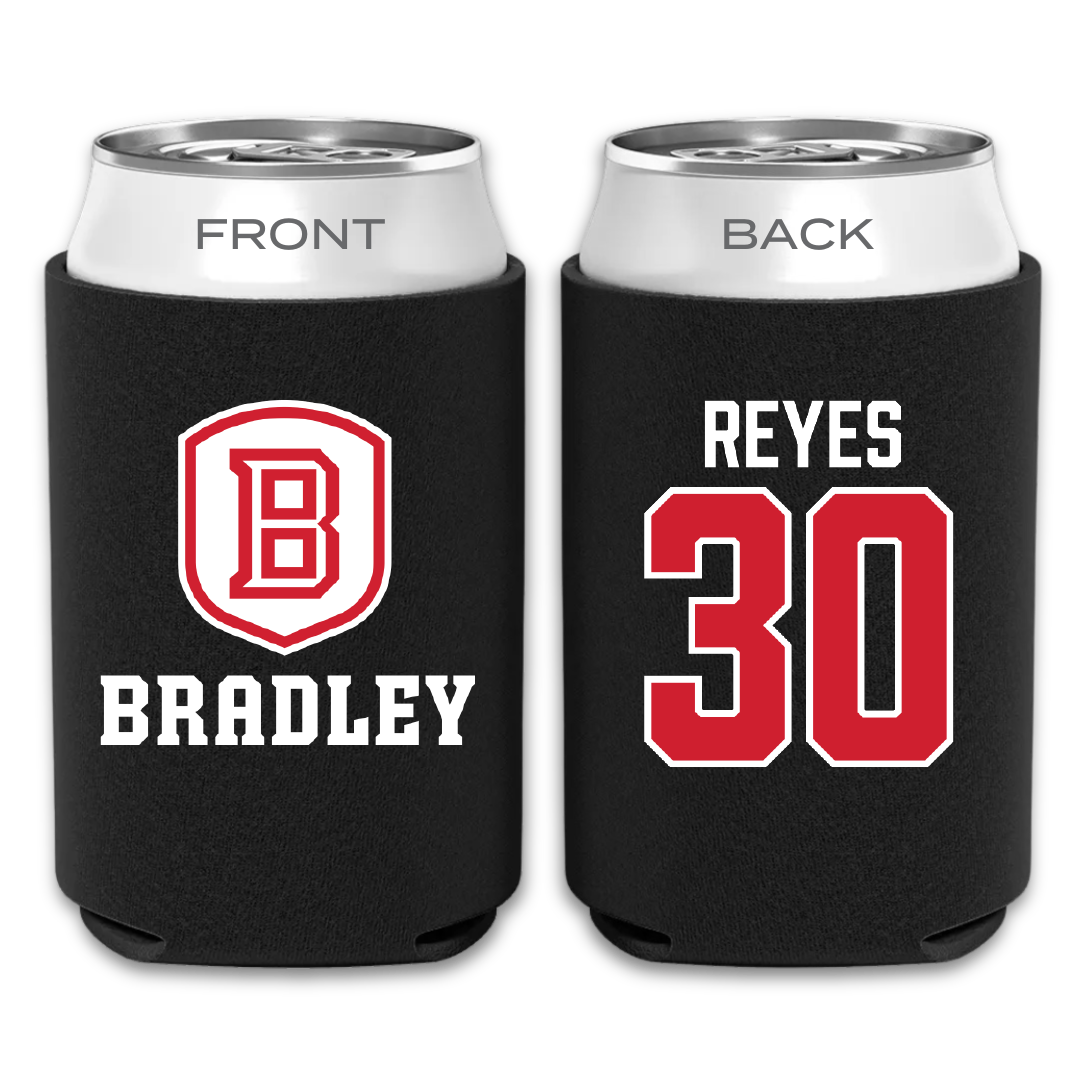 Bradley University Soccer Black Can Cooler - #30 Ivan Reyes
