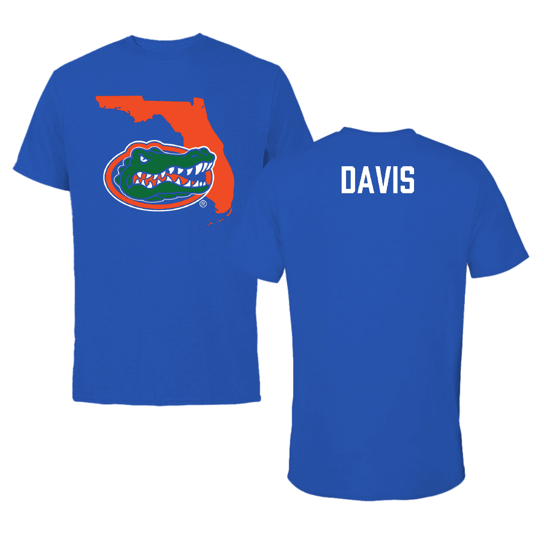 University of Florida TF and XC Blue State Tee - Kayla Davis
