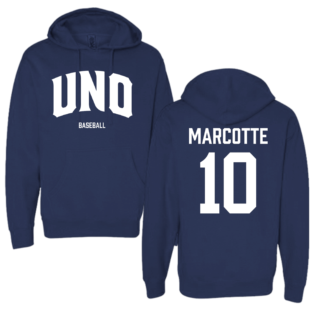 University of New Orleans Baseball Navy Hoodie - #10 Riley Marcotte