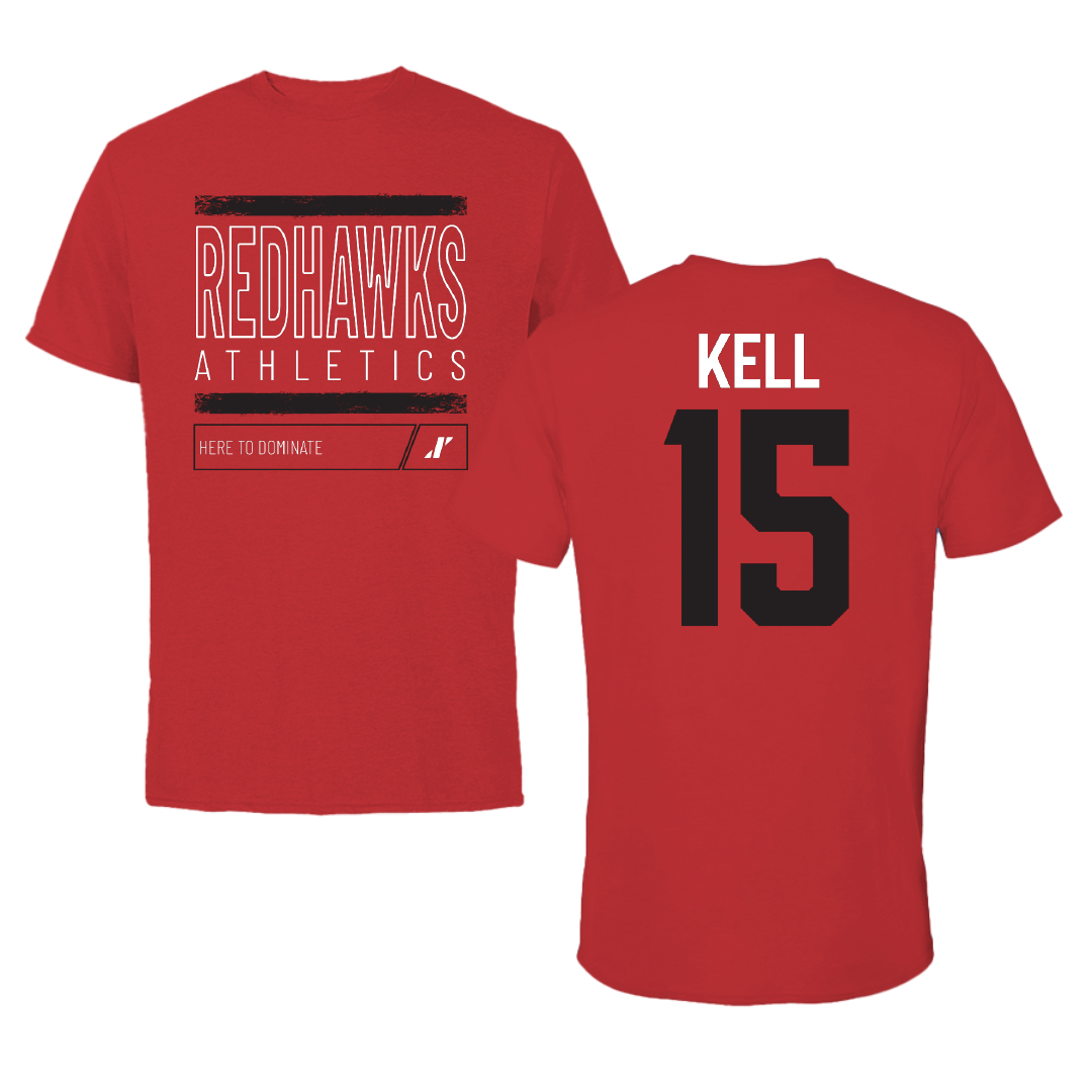 Southeast Missouri State University Softball Red Dominate Performance Tee - #15 Delaney Kell
