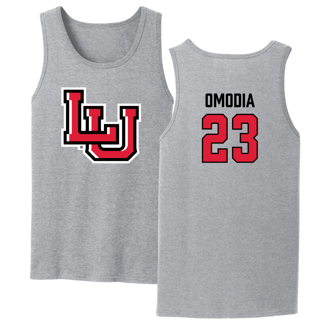Lamar University Football Sport Gray Tank Top - #23 Paul Omodia