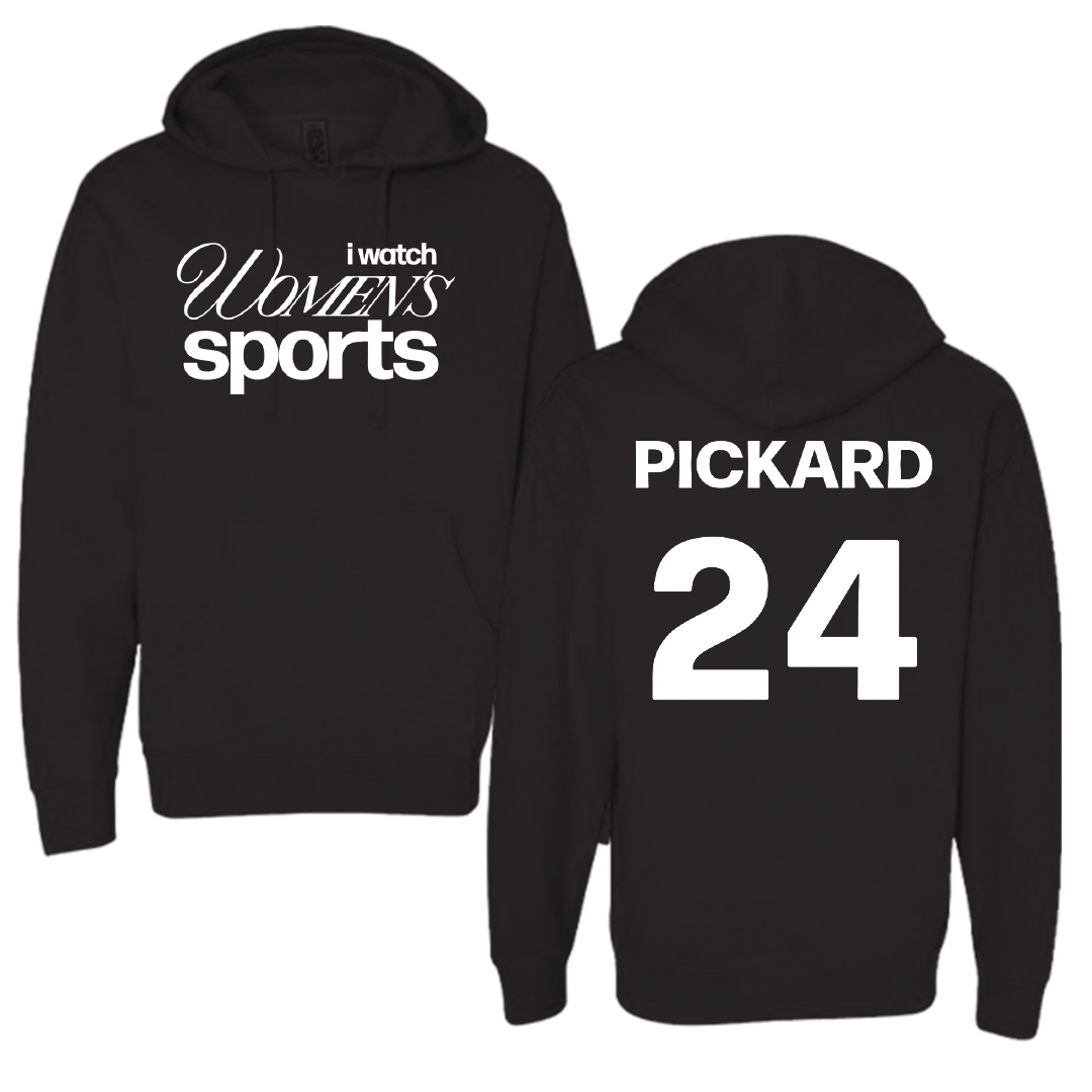 St. Bonaventure University Soccer Black WHM Hoodie - #24 Kristin Pickard
