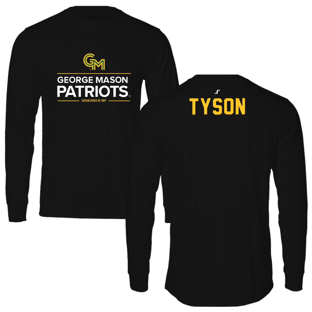 George Mason University TF and XC Black General Performance Long Sleeve - Kailynn Tyson