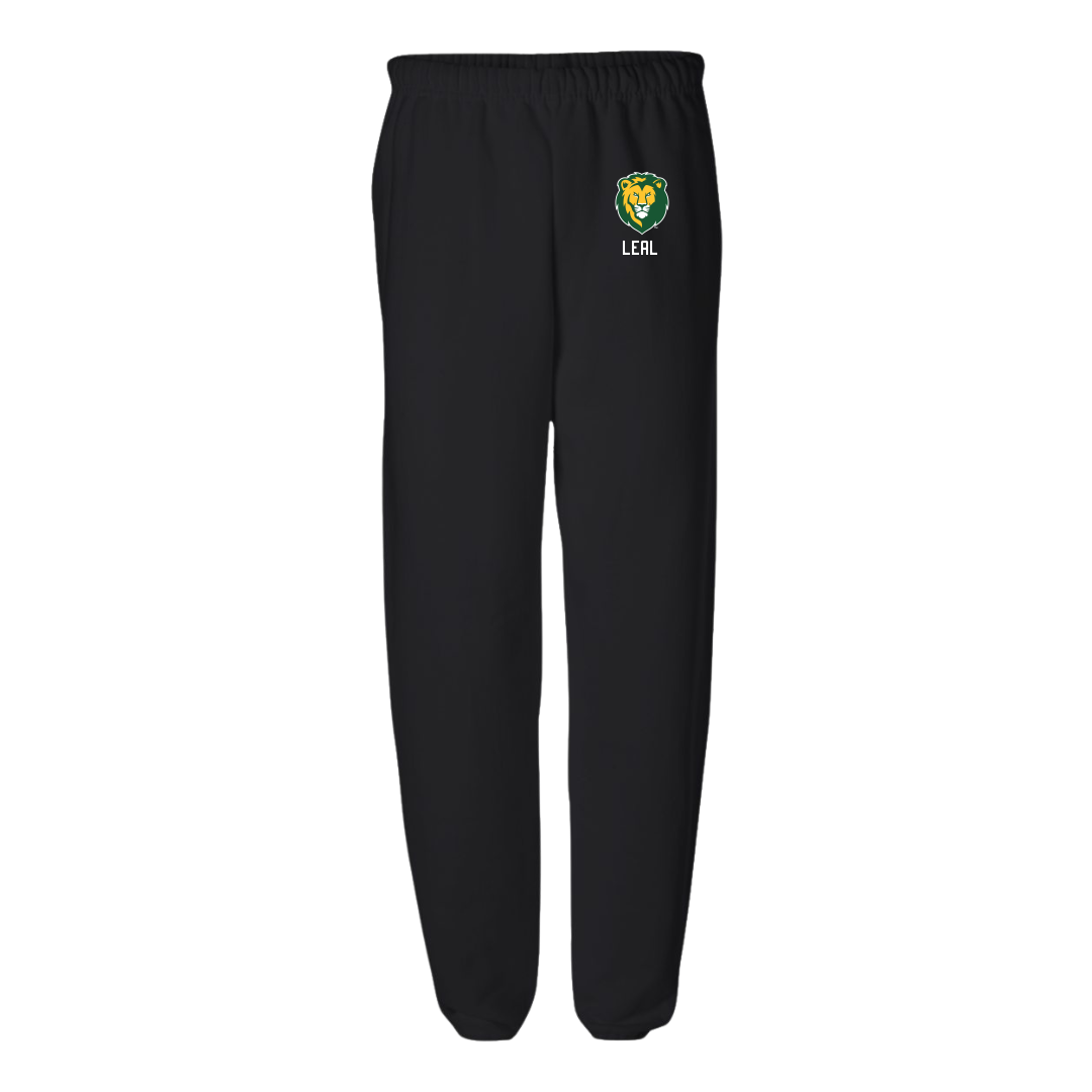 Southeastern Louisiana University Softball Black Sweatpants - #8 Maddie Leal
