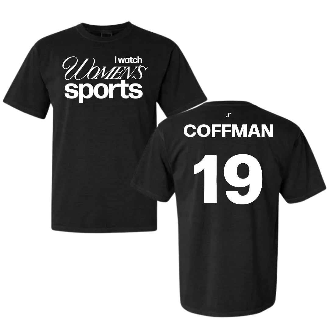 Soccer Black WHM Comfort Colors Tee - #19 Kylar Coffman