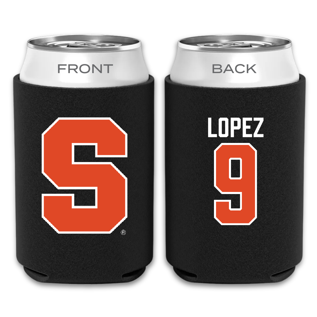 Syracuse University Softball Black Can Cooler - #9 Madelyn Lopez