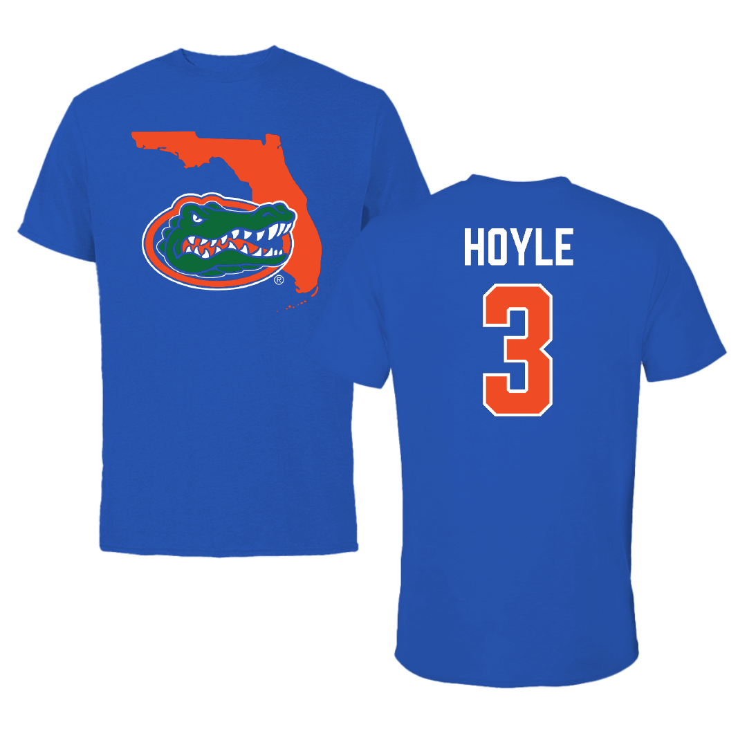 University of Florida Volleyball Blue State Tee - #3 Emerson Hoyle