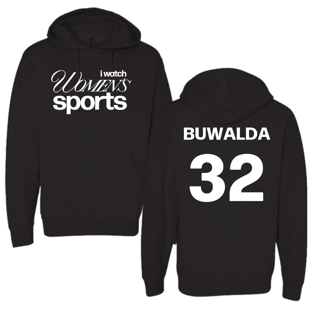 University of Wisconsin-Milwaukee Basketball Black WHM Hoodie - #32 Jorey Buwalda