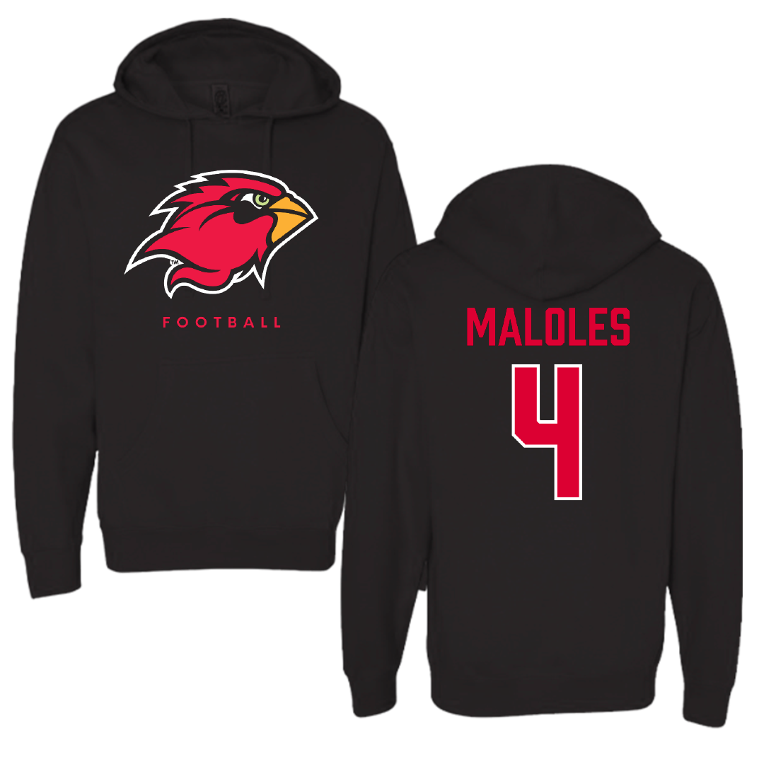 Lamar University Football Black Hoodie - #4 Royce Maloles