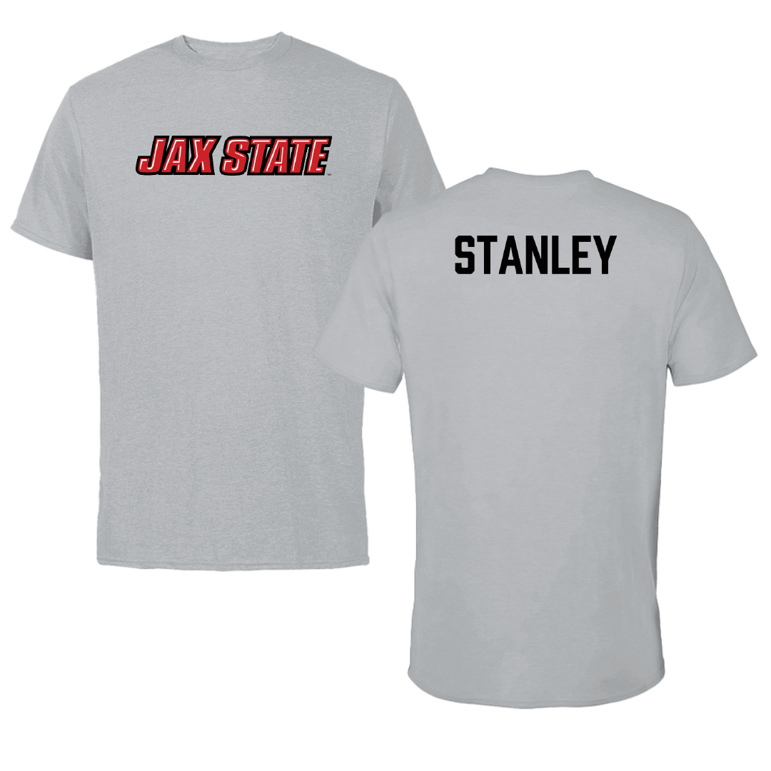 Jacksonville State University TF and XC Sport Gray Tee - Kayley Stanley