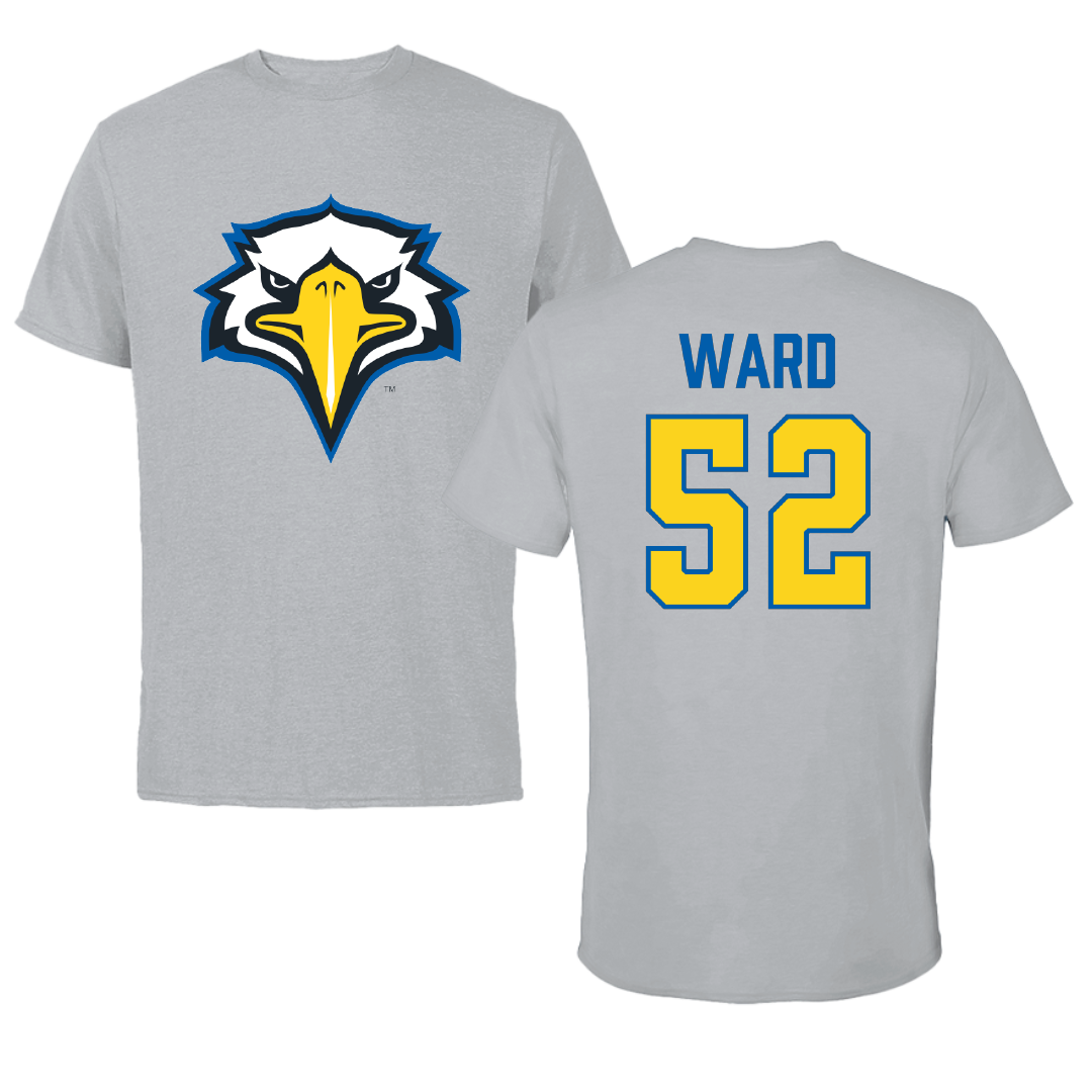 Morehead State University Football Sport Gray Tee - #52 Frank Ward