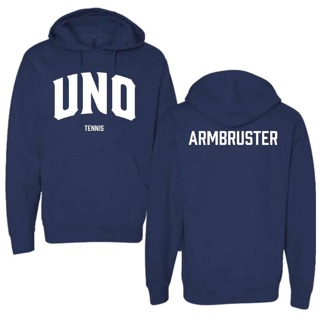 University of New Orleans Tennis (M) Navy Hoodie - Matthew Armbruster