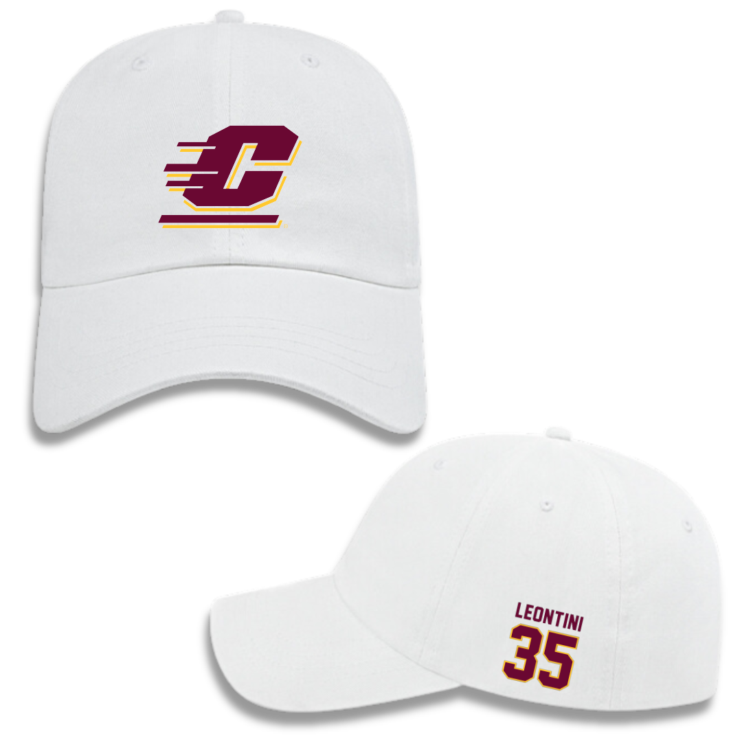 Central Michigan University Lacrosse (W) White Hat - #35 Gianna Leontini