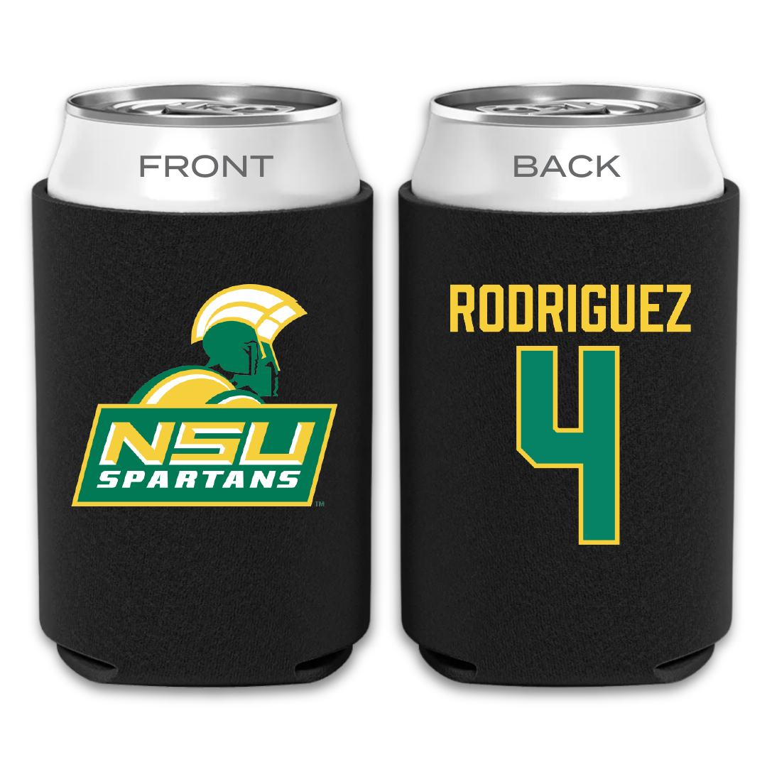 Norfolk State University Baseball Black Can Cooler - #4 Raphael Rodriguez