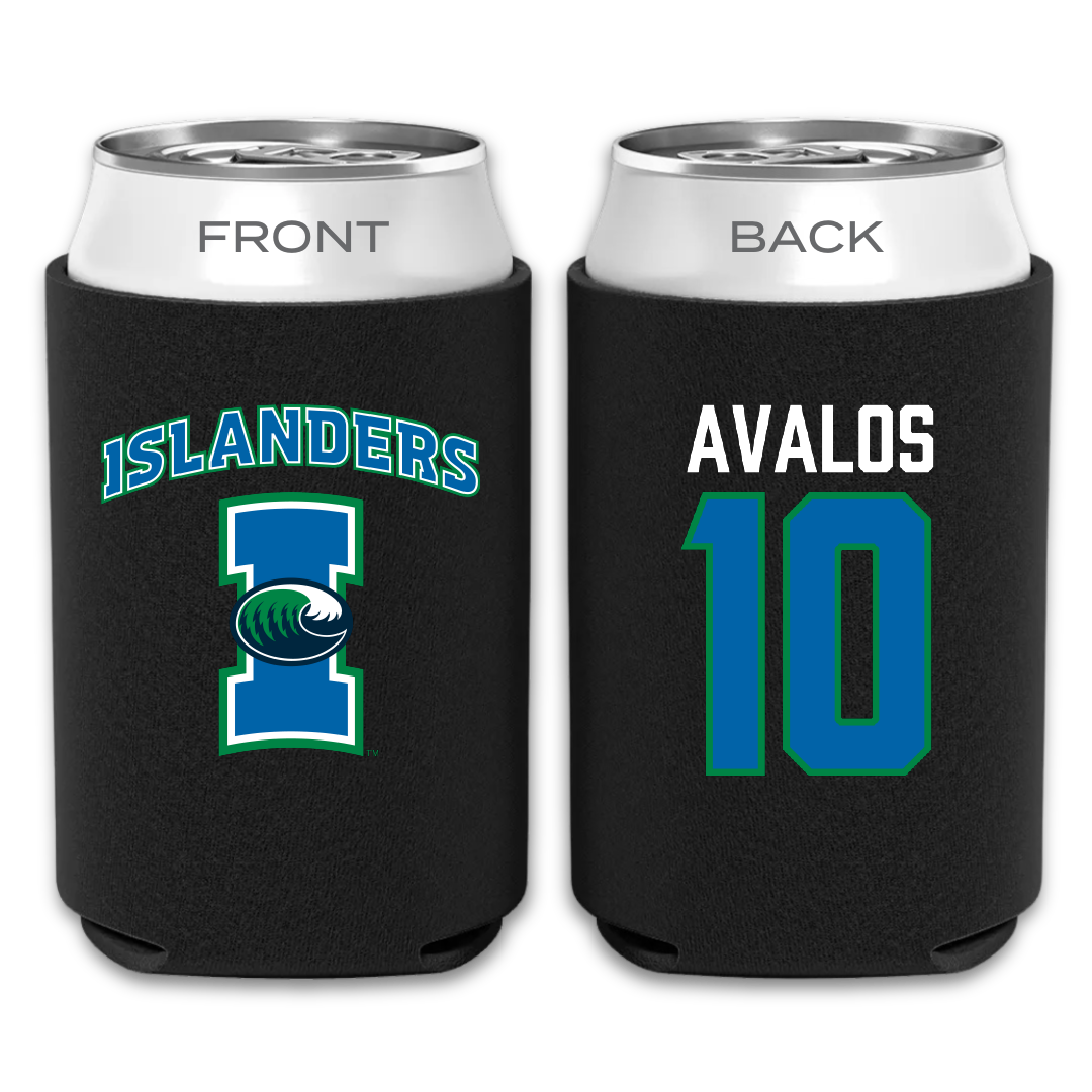 Texas A&M University-Corpus Christi Softball Black Can Cooler - #10 Rhea-Ann Avalos