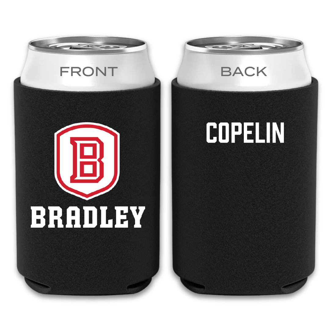 Bradley University TF and XC Black Can Cooler - Jaxson Copelin