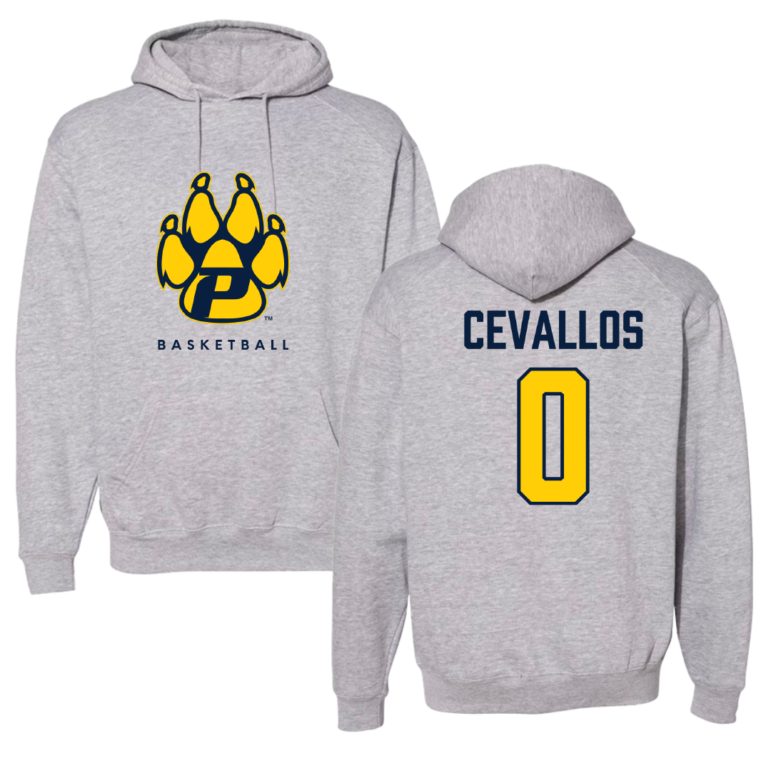 Pace University Basketball Light Gray Hoodie - #0 Ciera Cevallos