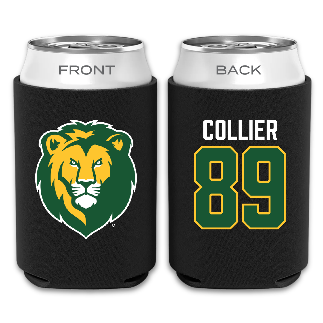 Southeastern Louisiana University Football Black Can Cooler - #89 Cade Collier