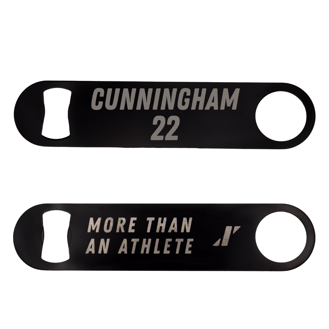 Bryant University Soccer Black Bottle Opener - #22 Ashley Cunningham