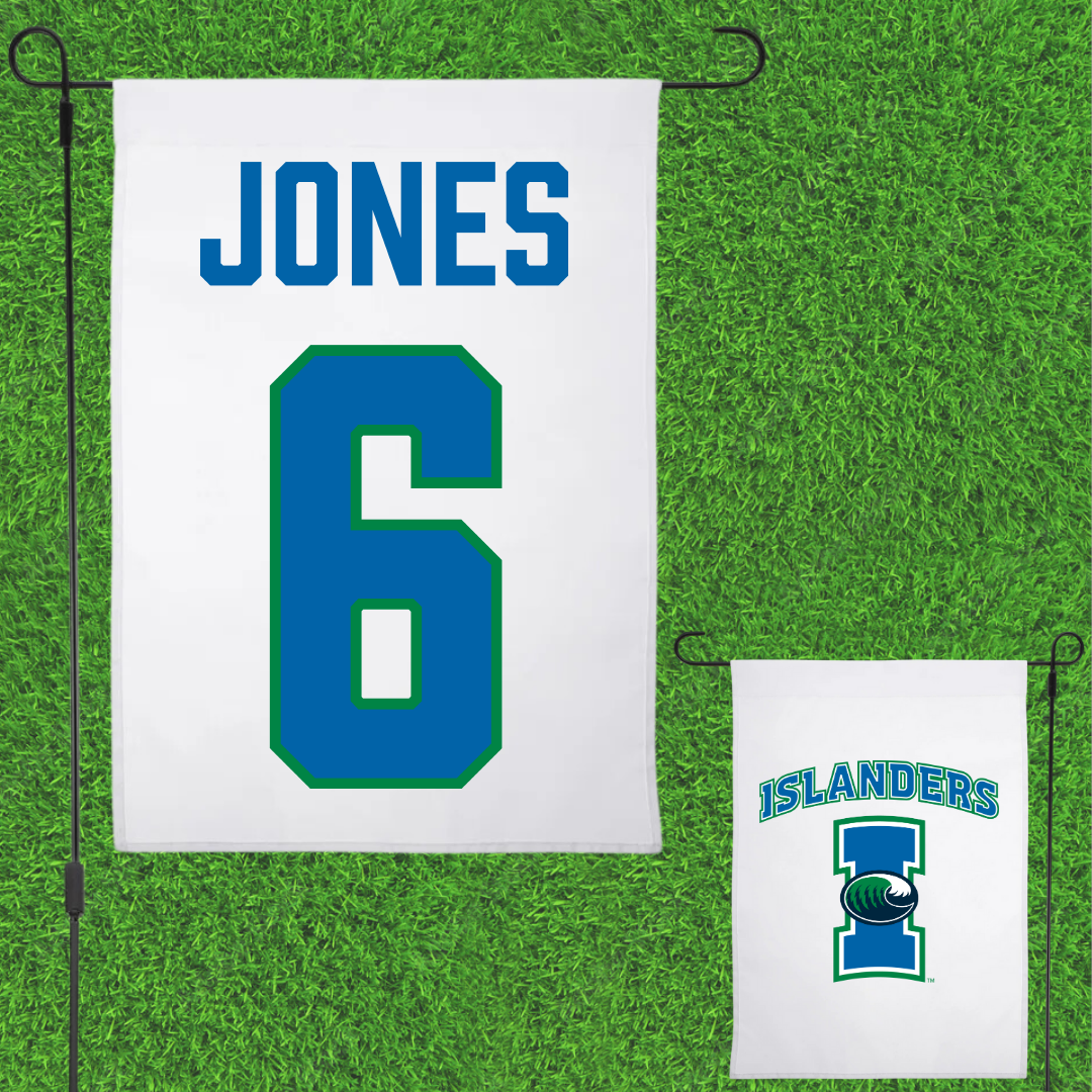 Texas A&M University-Corpus Christi Band White Garden Flag - #6 Madison Jones