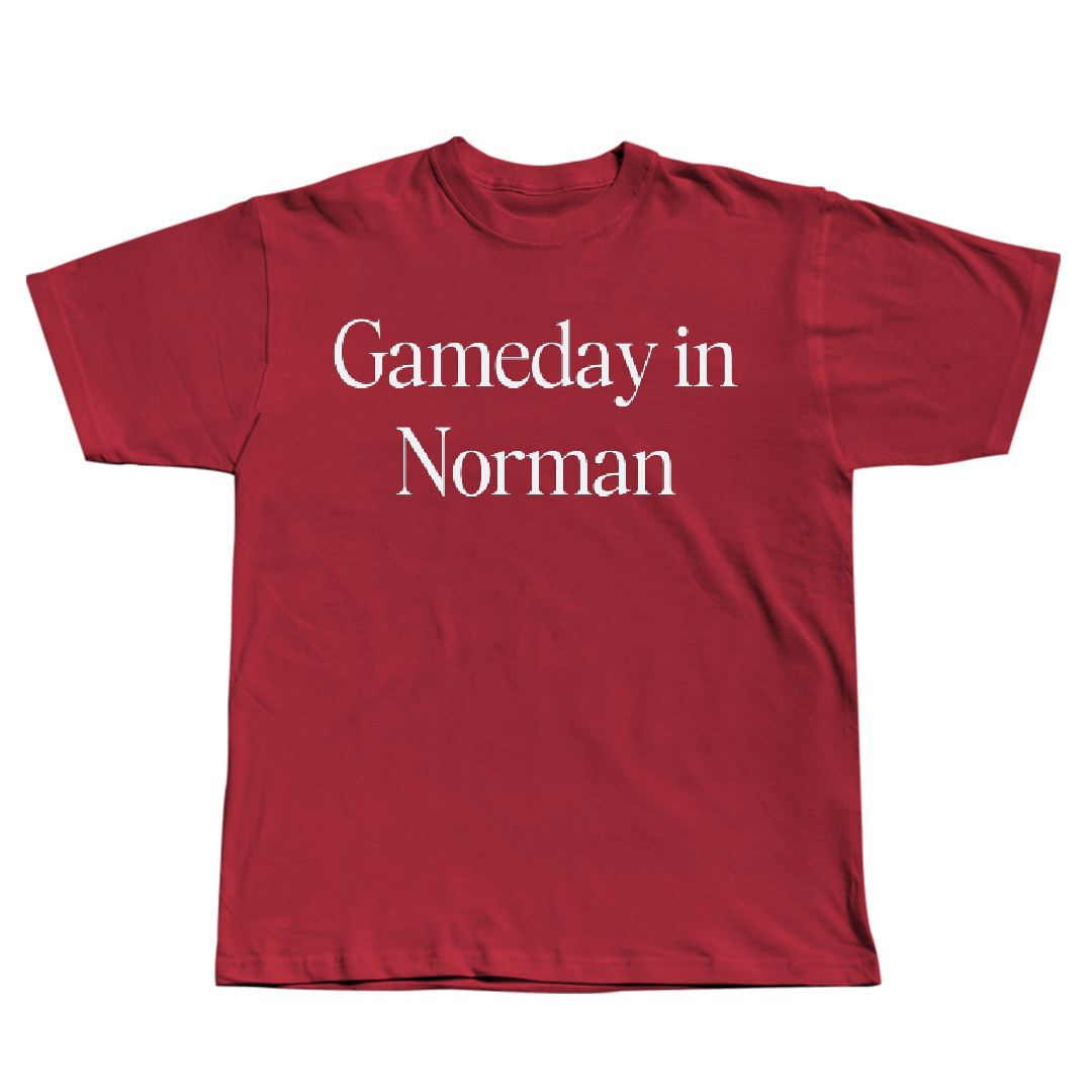 University of Oklahoma Wrestling (M) Crimson Gameday Tee - Gerrit Nijenhuis