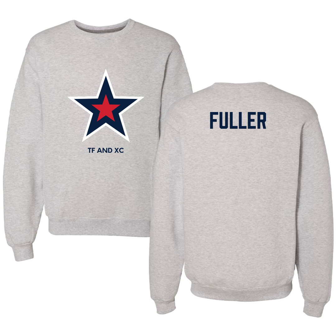 Robert Morris University TF and XC Light Gray Crewneck - Morgan Fuller