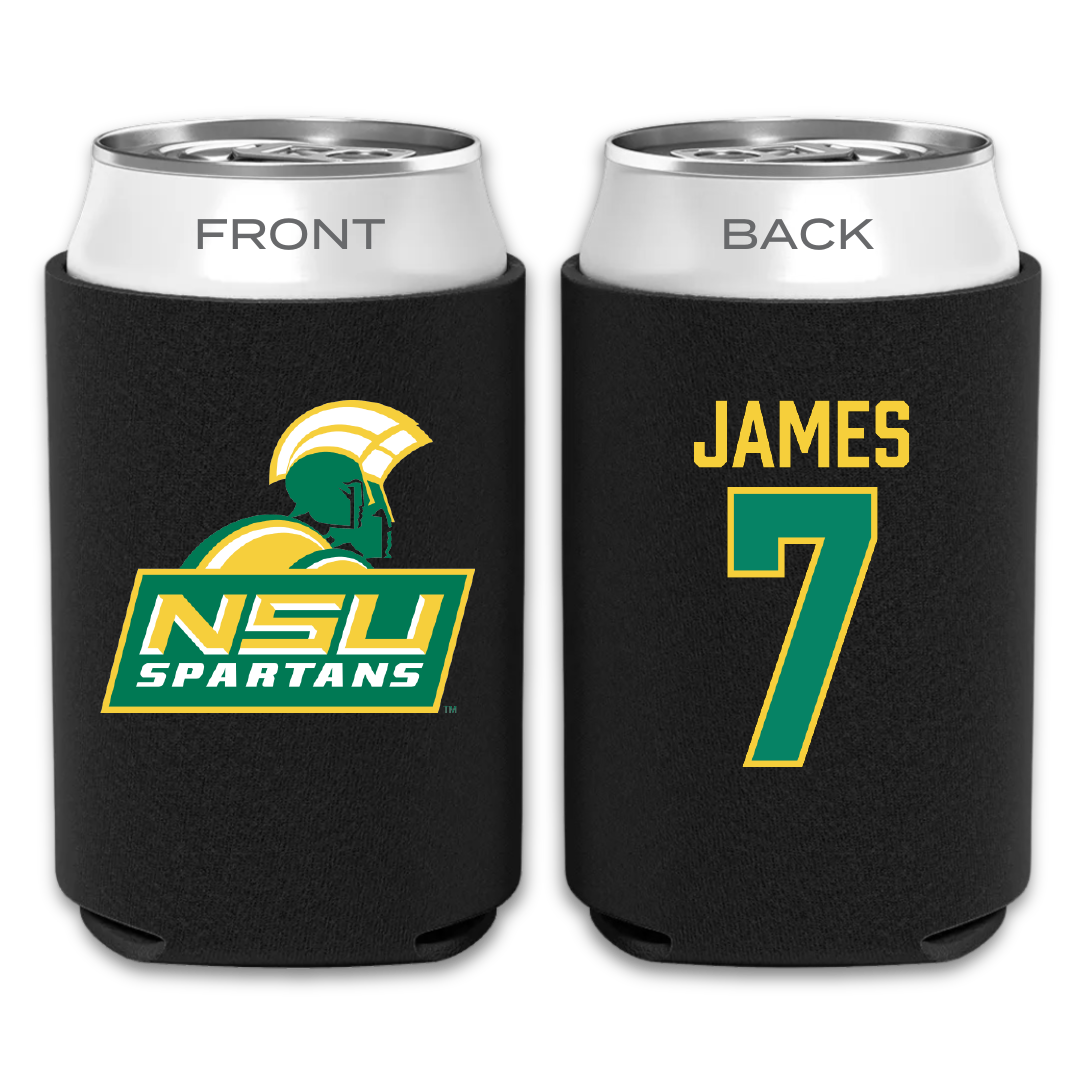Norfolk State University Football Black Can Cooler - #7 Nolan James
