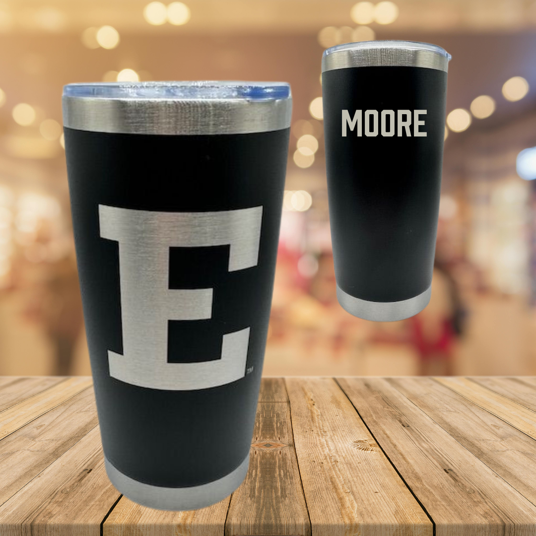 Eastern Michigan University Rowing Black Stainless Steel Tumbler - Kendall Moore
