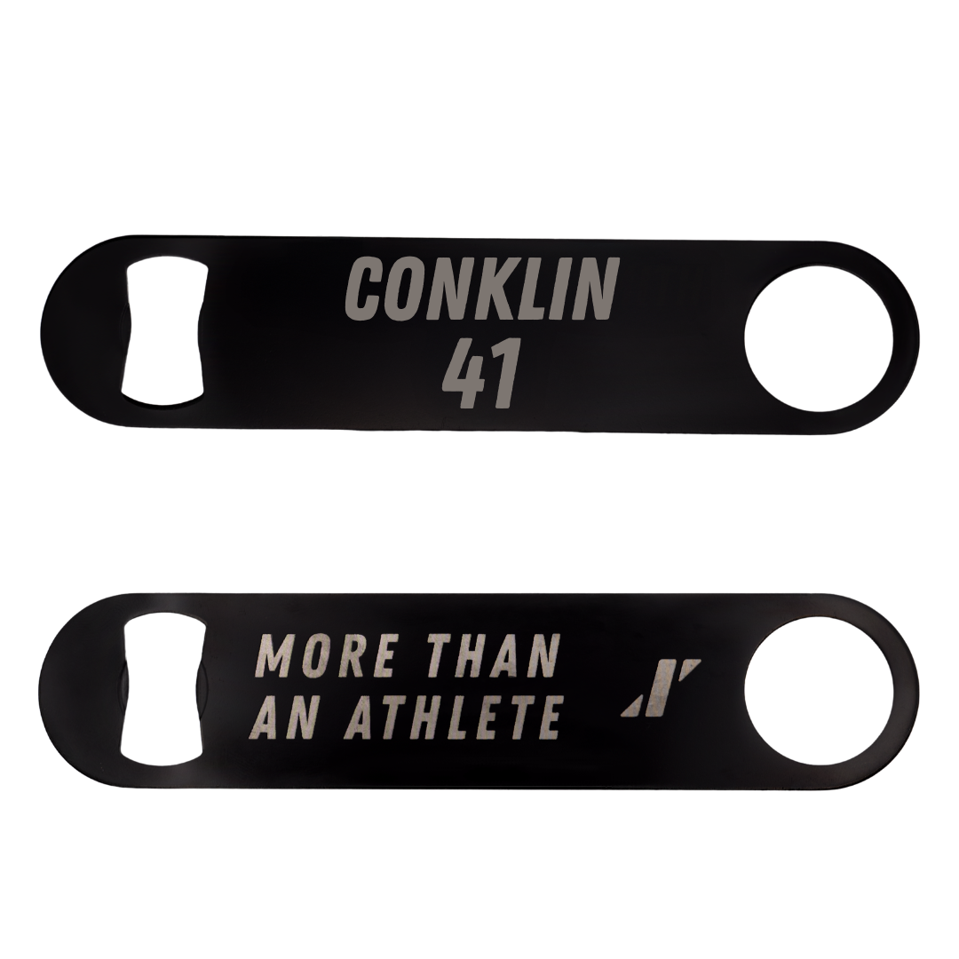 Illinois State University Baseball Black Bottle Opener - #41 MacCallan Conklin