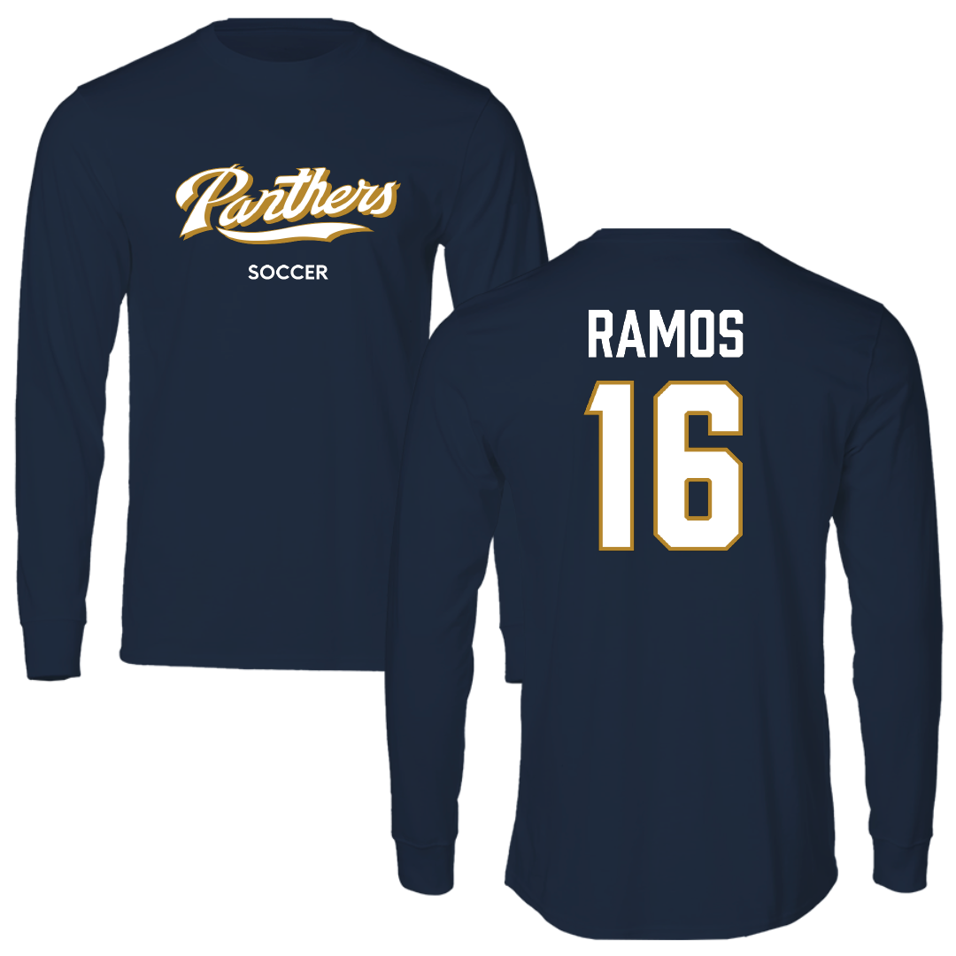 Florida International University Soccer (W) Navy Long Sleeve - #16 Sophia Ramos
