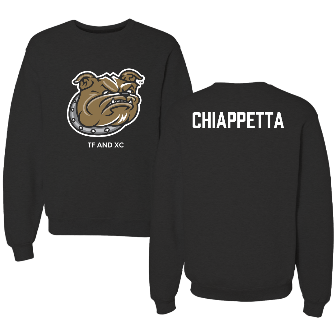 Bryant University TF and XC Black Crewneck - AJ Chiappetta