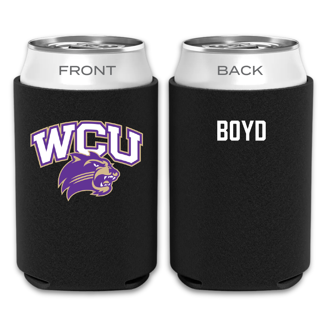 Western Carolina University TF and XC Black Can Cooler - Imani Boyd