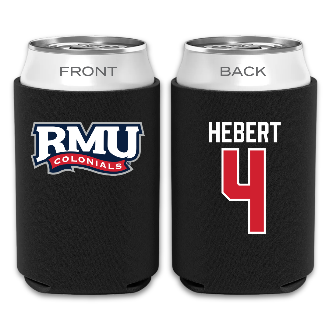 Robert Morris University Ice Hockey Black Can Cooler - #4 Allyson Hebert
