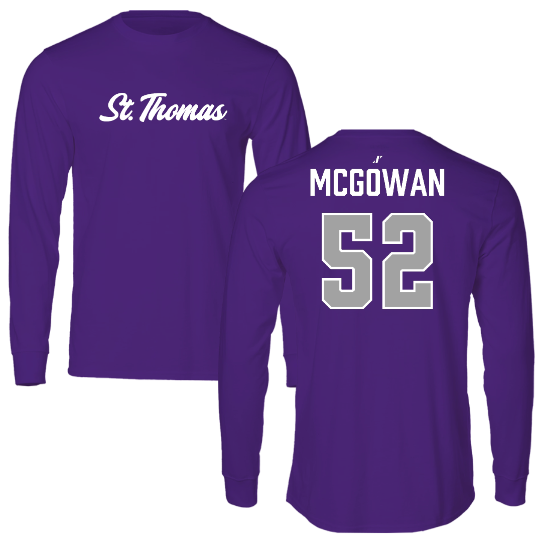 University of St. Thomas (Minnesota) Basketball Purple Long Sleeve - #52 Savannah McGowan