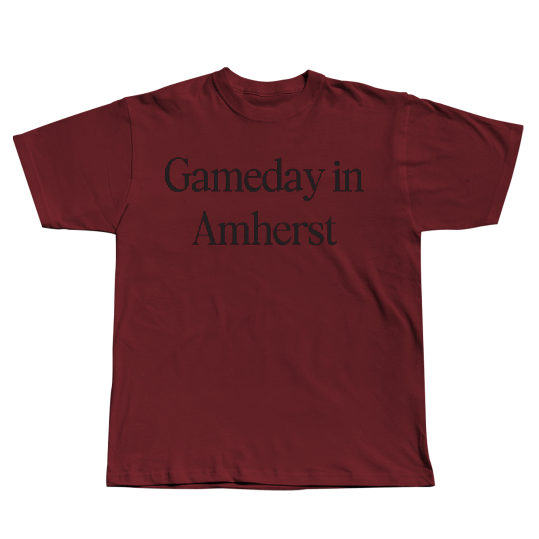 University of Massachusetts Football Maroon Gameday Tee - #4 Lake Ellis