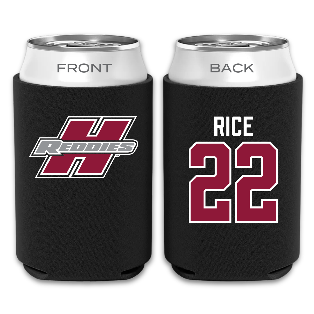 Henderson State University Baseball Black Can Cooler - #22 Luke Rice