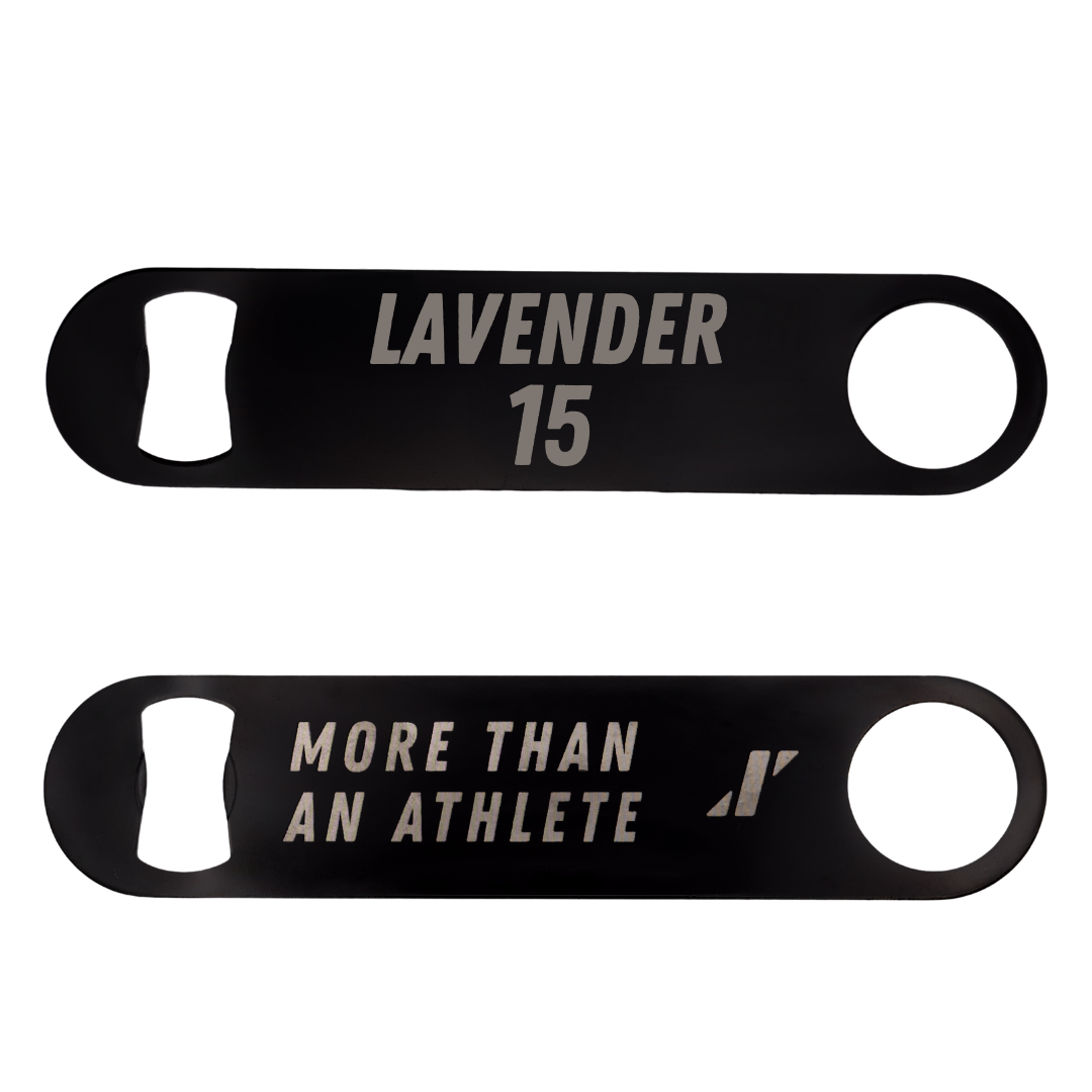 Southern Methodist University Football Black Bottle Opener - #15 Jaxson Lavender