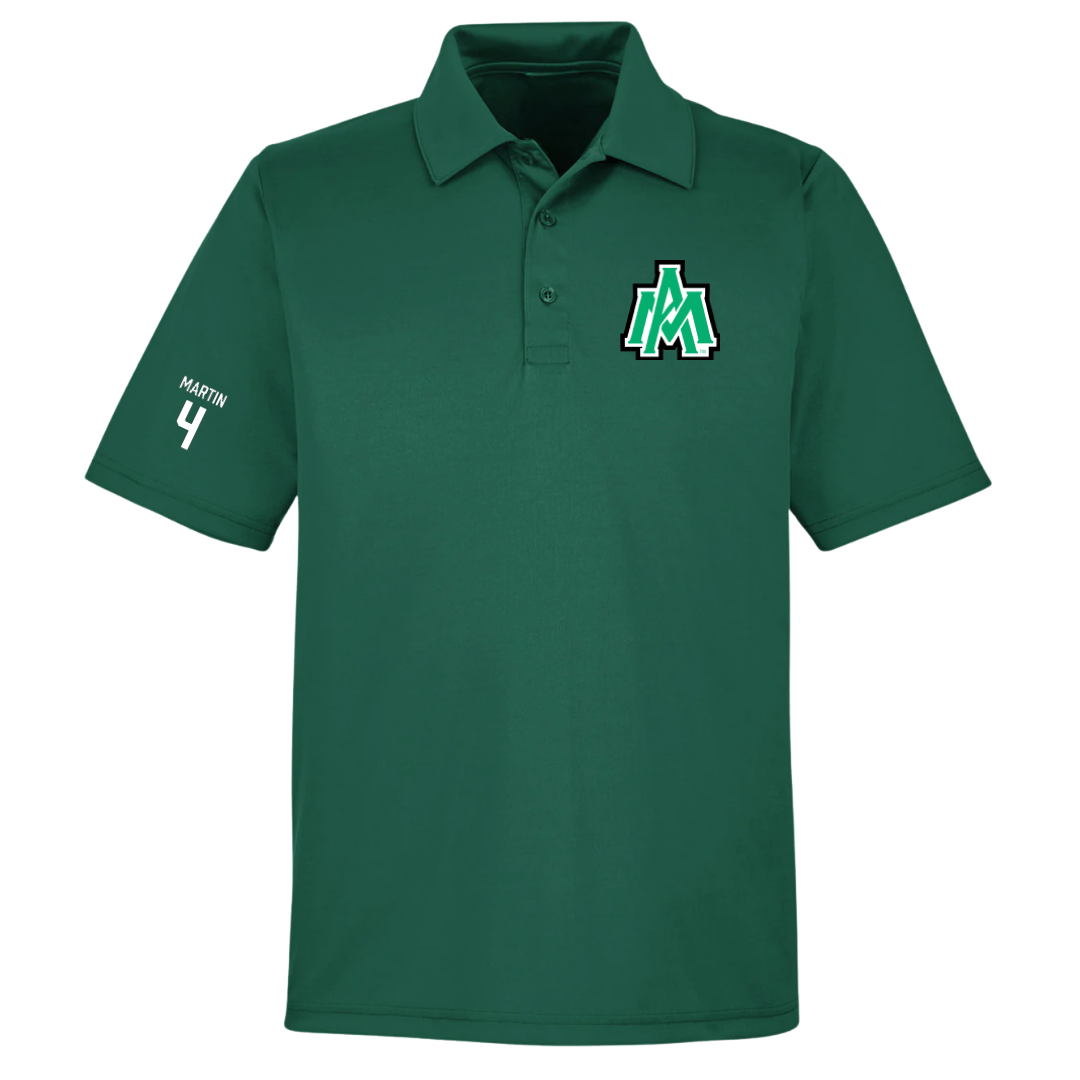 University of Arkansas-Monticello Softball Forest Green Polo - #4 Makenzie Martin