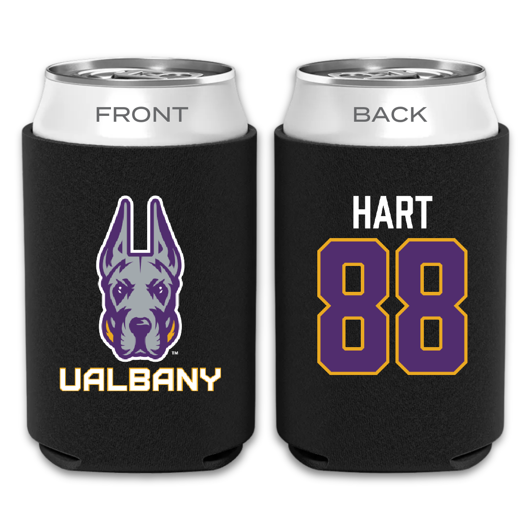 University at Albany Soccer Black Can Cooler - #88 Megan Hart