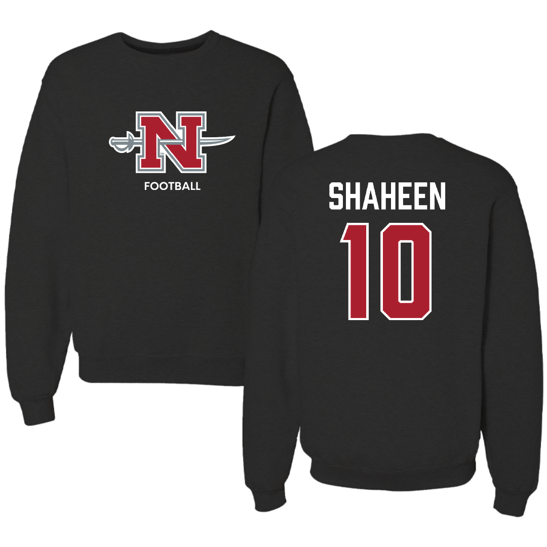 Nicholls State University Football Black Mascot Crewneck - #10 Hayden Shaheen