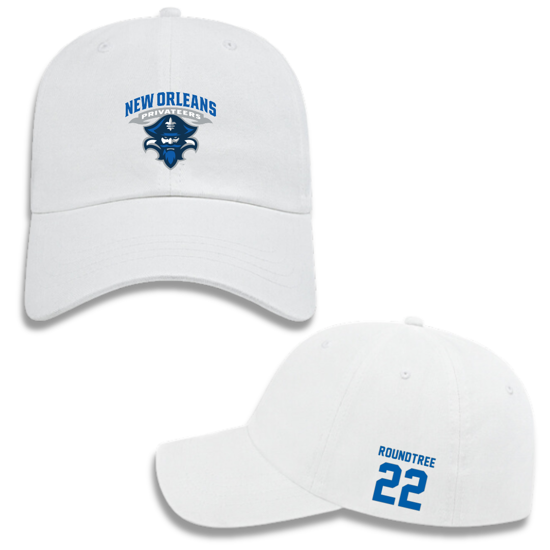 University of New Orleans Volleyball (W) White Hat - #22 Courtney Roundtree