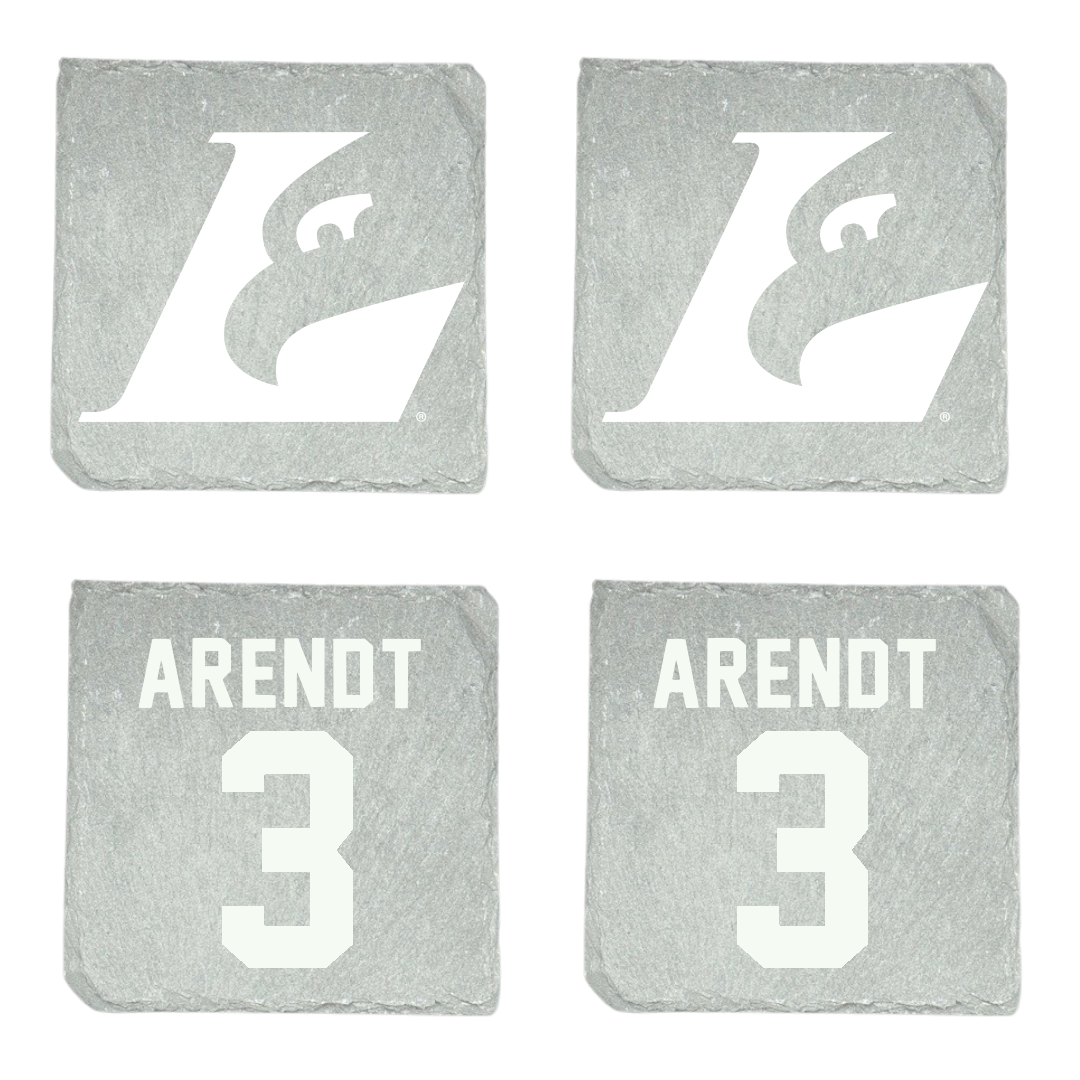 University of Wisconsin-La Crosse Football Stone Coaster (4 Pack)  - #3 Keaton Arendt