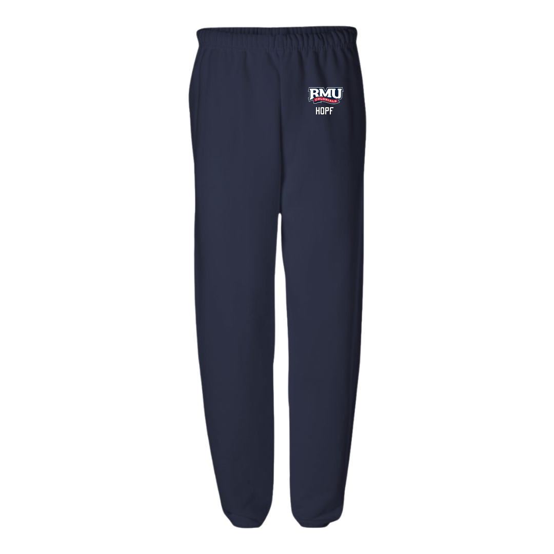 Robert Morris University Softball Navy Sweatpants - #3 Kaylyn Hopf