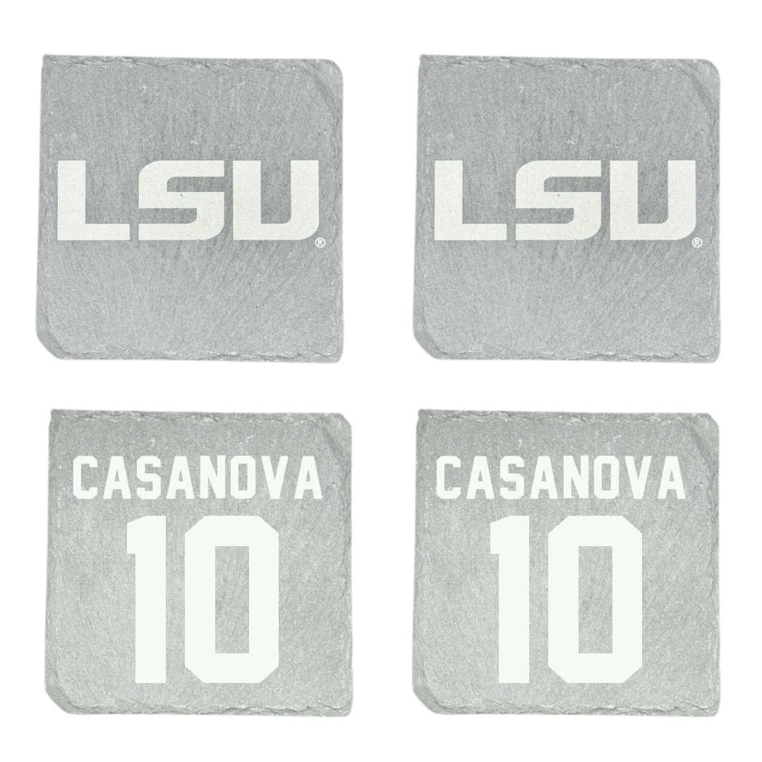 Louisiana State University Softball Stone Coaster (4 Pack)  - #10 Emilee Casanova