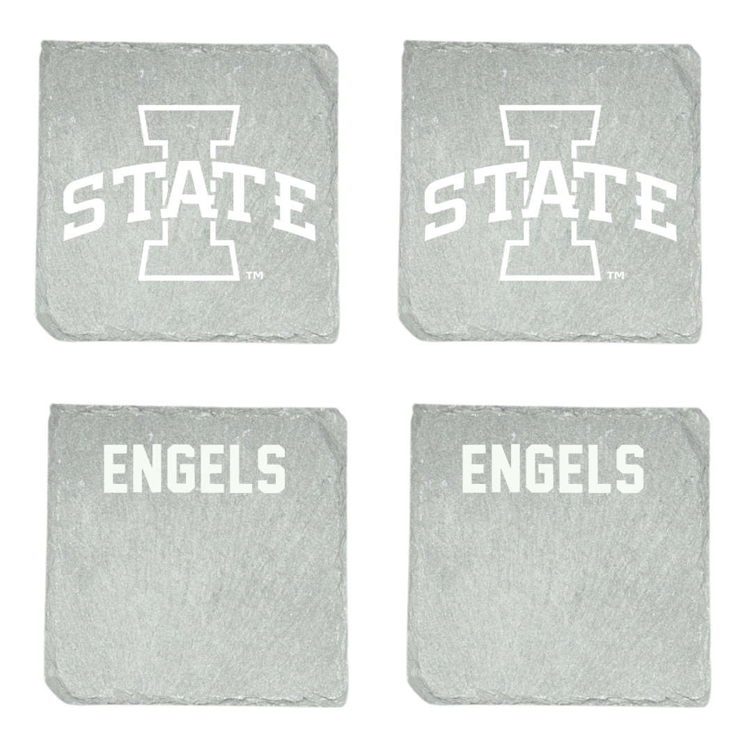 Iowa State University Gymnastics Stone Coaster (4 Pack)  - Morgan Engels